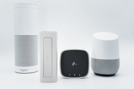 Which smart curtain devices are compatible with Alexa and Google Home?